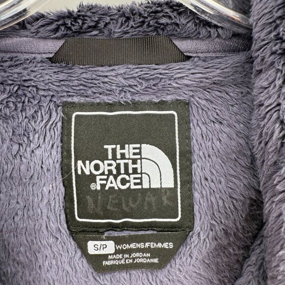 The North Face oso hoodie navy Blue Teddy fleece Jacket Plush womens S - Picture 6 of 13
